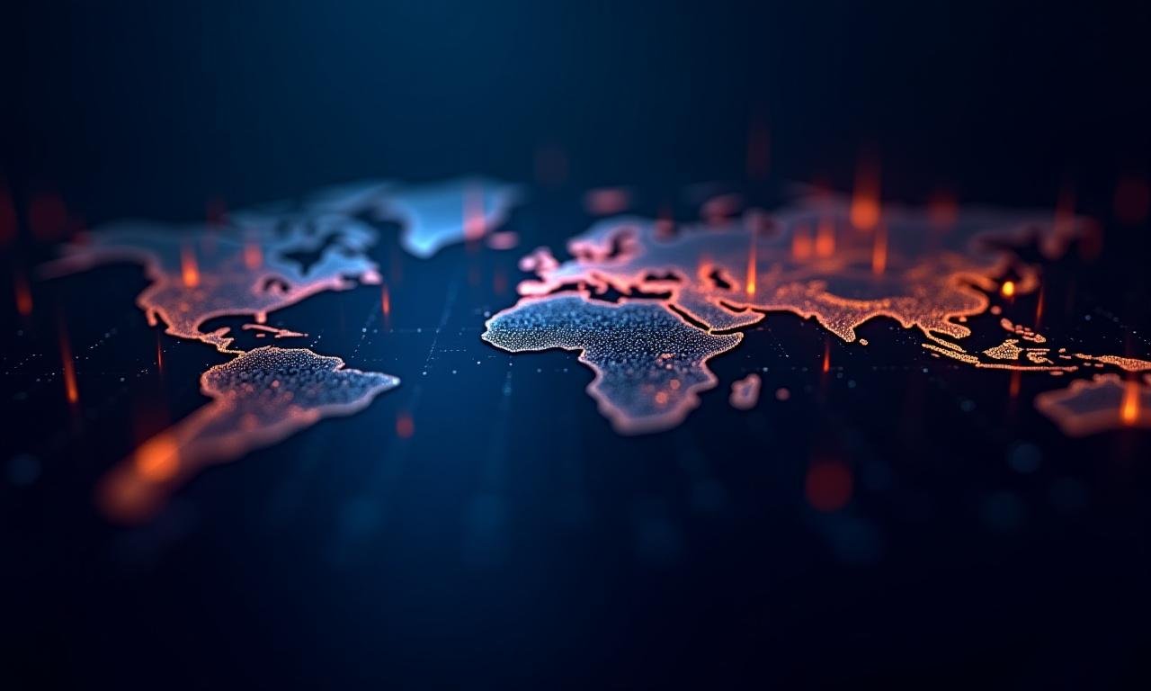 Global financial markets data visualization