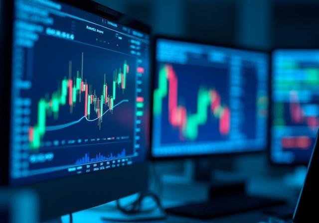 Johannesburg Stock Exchange trading floor display